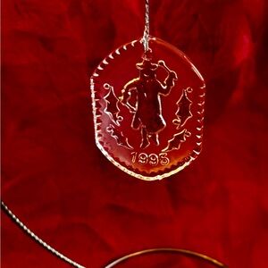 Waterford Crystal 12 Days of Christmas Annual Ornaments 1995